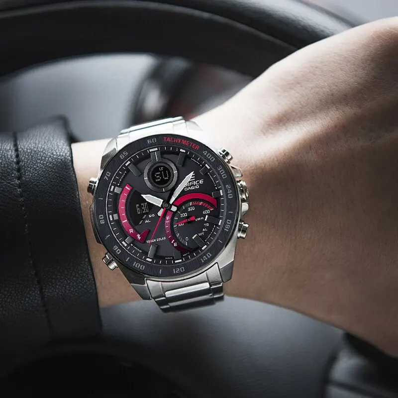 Casio Edifice Bluetooth Tough Solar Black Dial Men’s Watch- ECB-900DB-1A